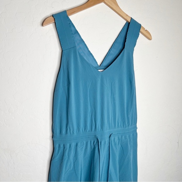 Athleta Blue Athletic Active Casual Dress Pockets Drawstring Waist - Picture 3 of 13